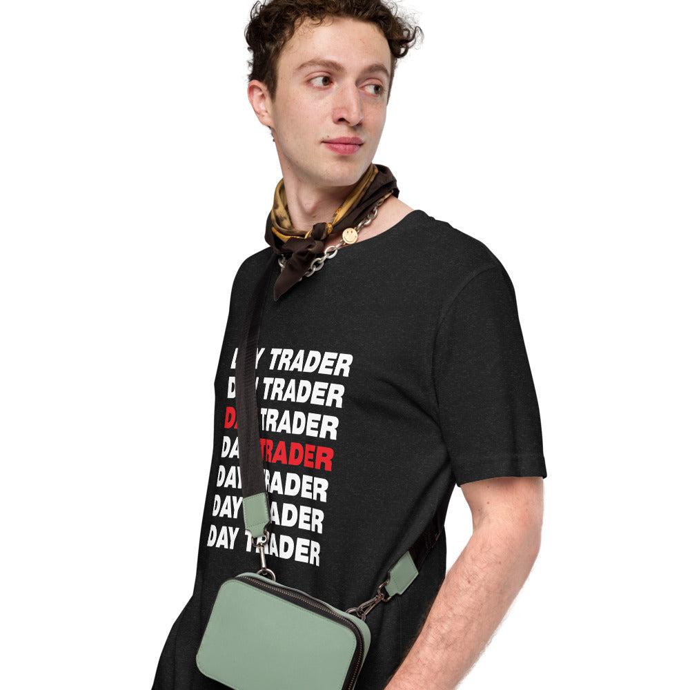 Day Trader - Red // Unisex t-shirt - Stonksnbongs.com
