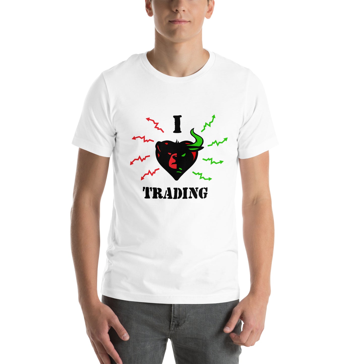I heart trading  //  Unisex t-shirt - Stonksnbongs.com