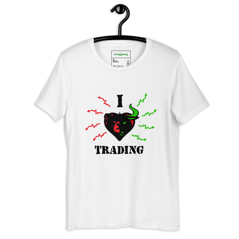 I heart trading  //  Unisex t-shirt - Stonksnbongs.com