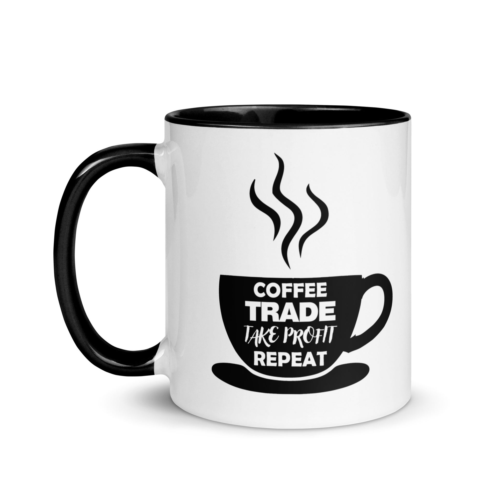 Coffee. Trade. Take Profit. Repeat. // Mug - Stonksnbongs.com