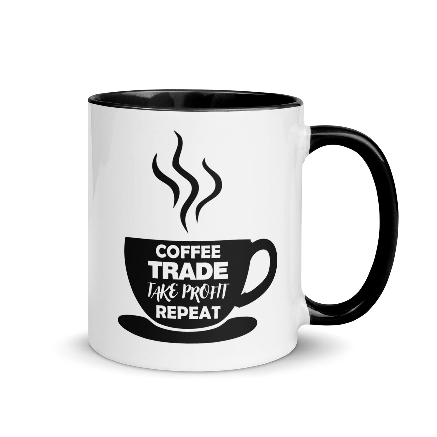 Coffee. Trade. Take Profit. Repeat. // Mug - Stonksnbongs.com