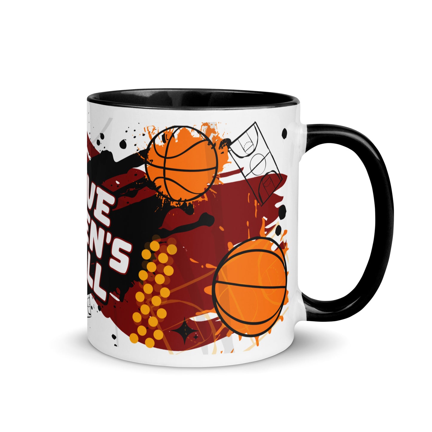 I Love Women's B-Ball // Mug (Black) - Stonksnbongs.com