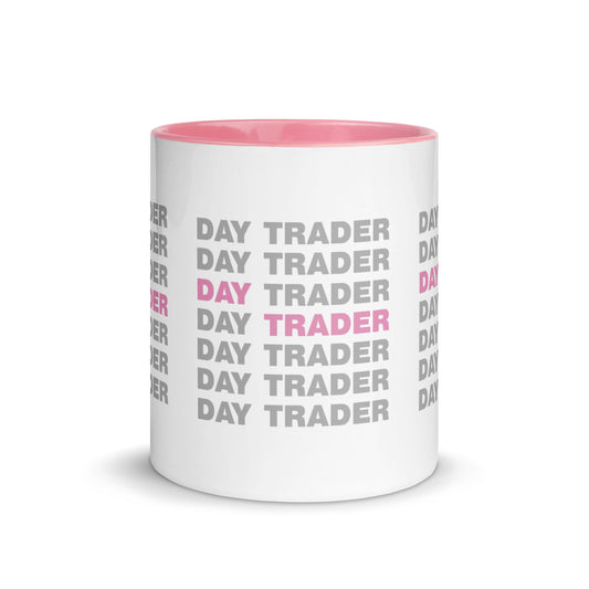 Day Trader - Pink // Mug - Stonksnbongs.com