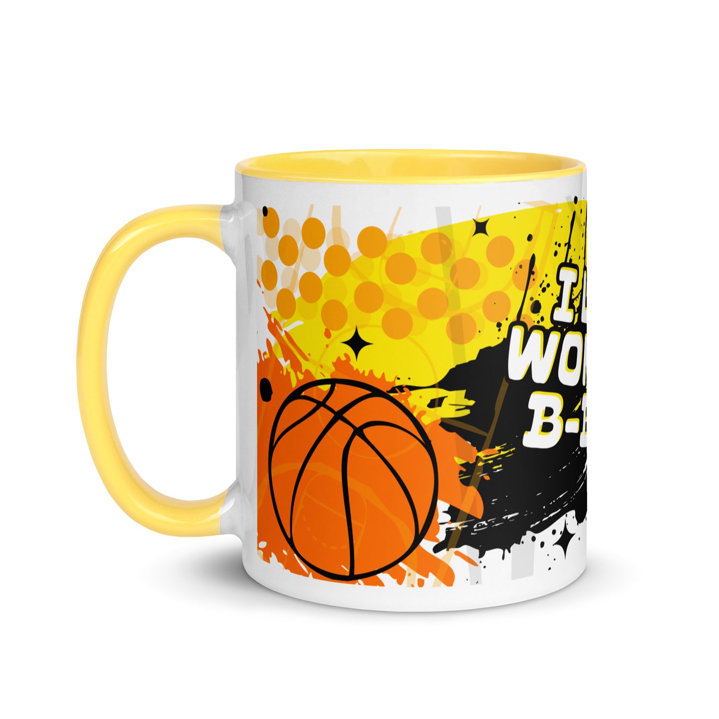 I Love Women's B-Ball // Mug (Gold) - Stonksnbongs.com